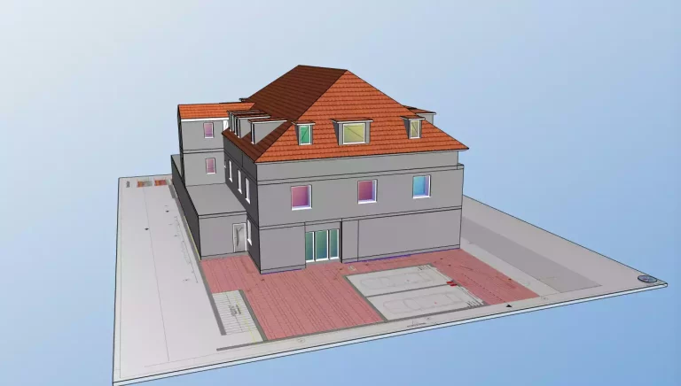 Modellhaus Heizlastberechnung